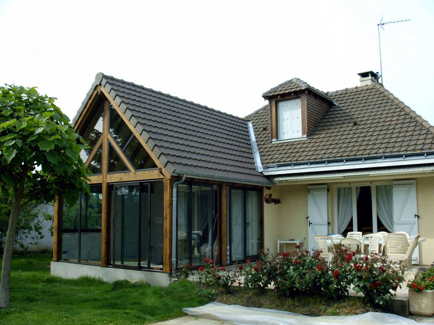 agrandir sa maison avec une véranda bois près de Isneauville 76130