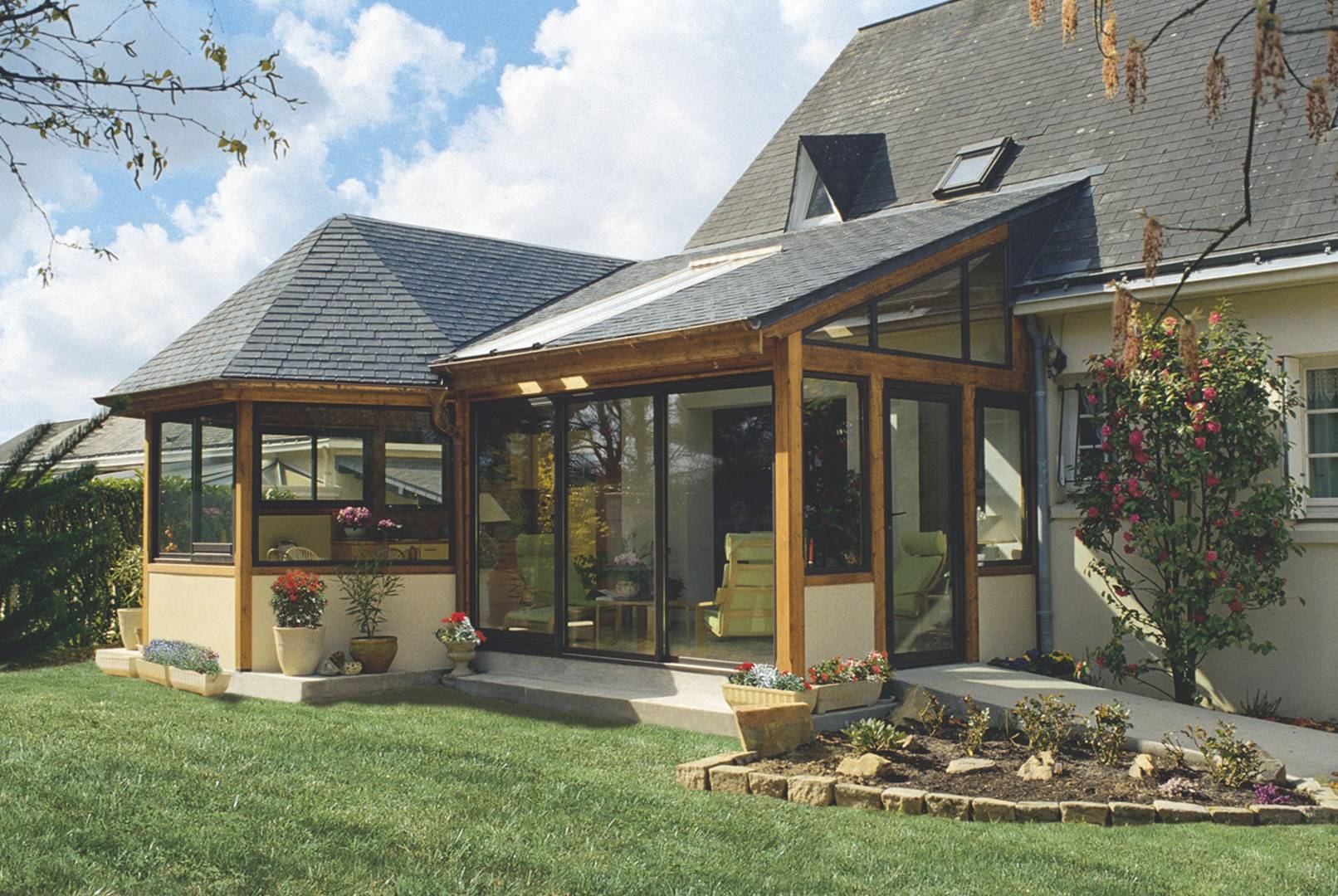 Véranda extension intégrée à la maison proche de Jumièges 76480