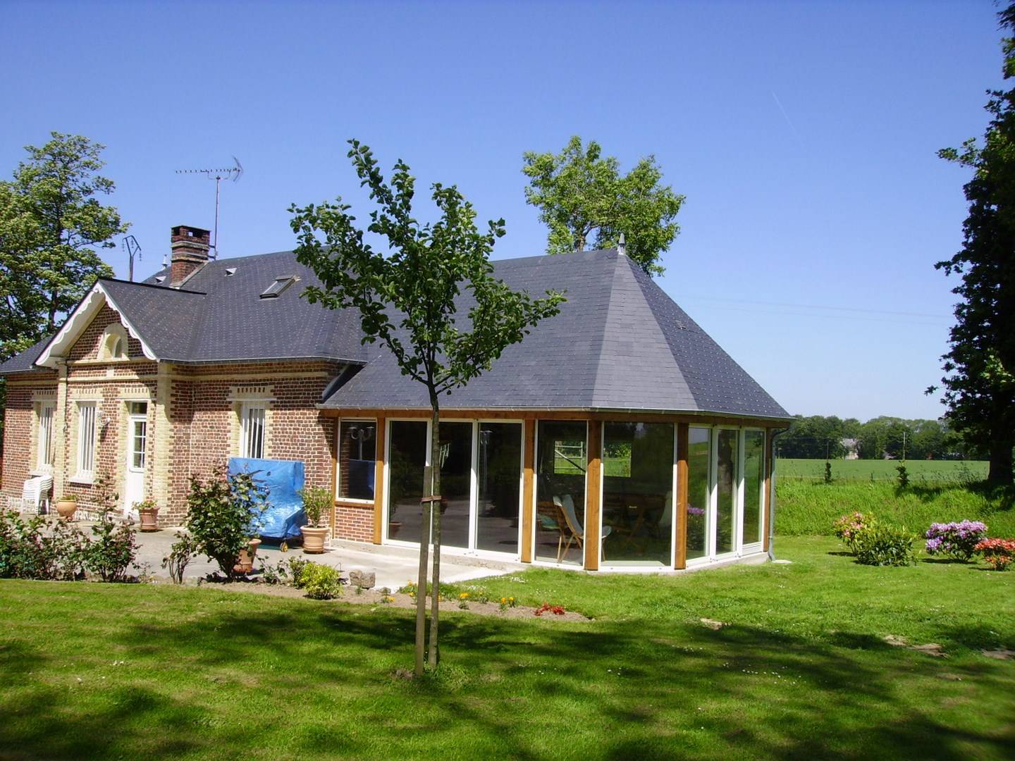 pièce à vivre en véranda près de La Bouille 76530