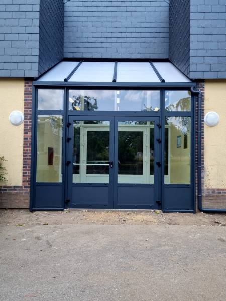 SAS d'entrée ERP aluminium antipanique feuilleté