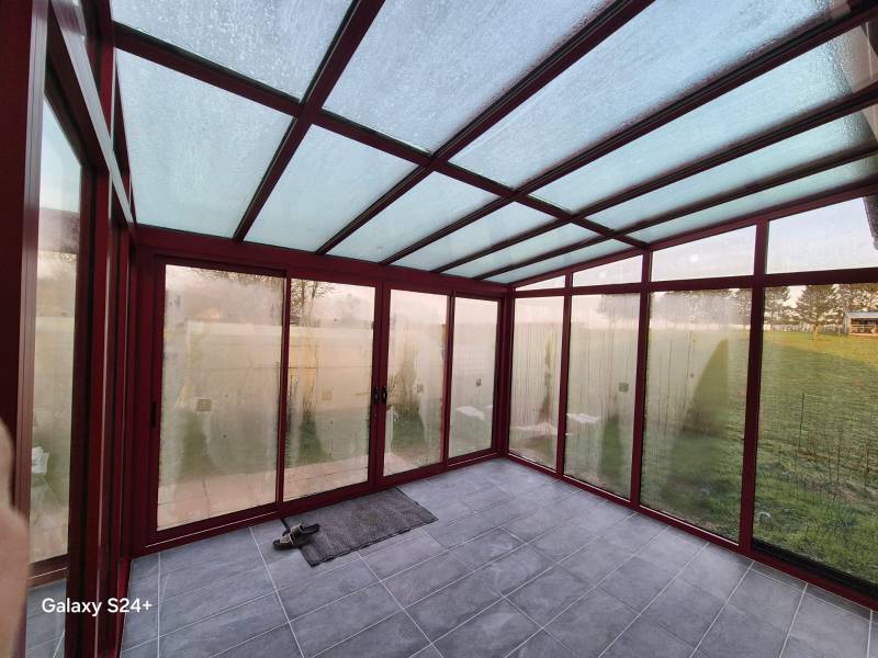 Toiture vitrée Sun Cool pour véranda moderne