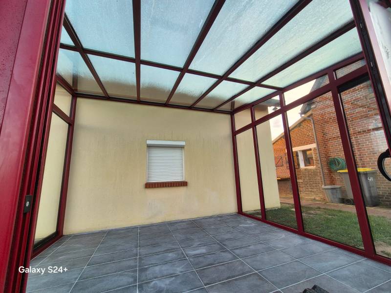 Extension de maison avec véranda en aluminium à Montville