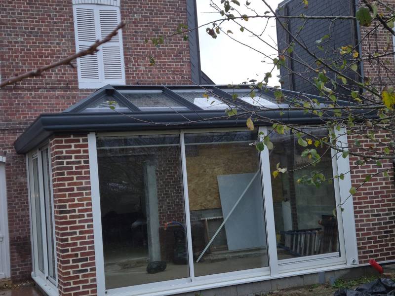 Coulissants aluminium double vitrage warm-edge véranda Rouen