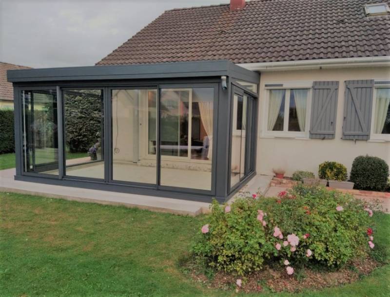 Installer une véranda équilibre mix aluminium et bois à Duclair