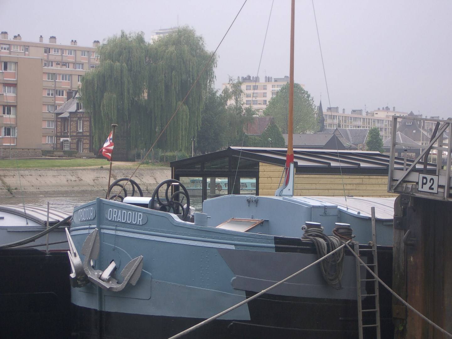 projet d'extension sur péniche par véranda près de Rouen 76000