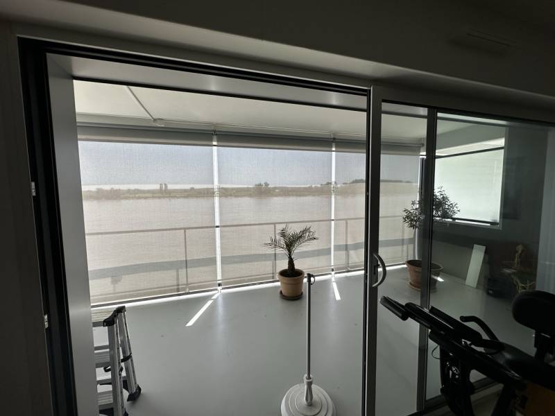 store enroulable extérieur motorisé PS550 Bandalux gris